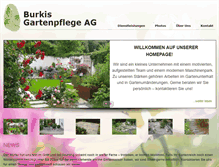 Tablet Screenshot of burkisgartenpflege.ch